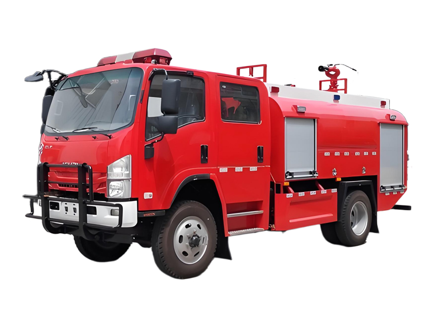 五十铃越野3.5吨水罐消防车