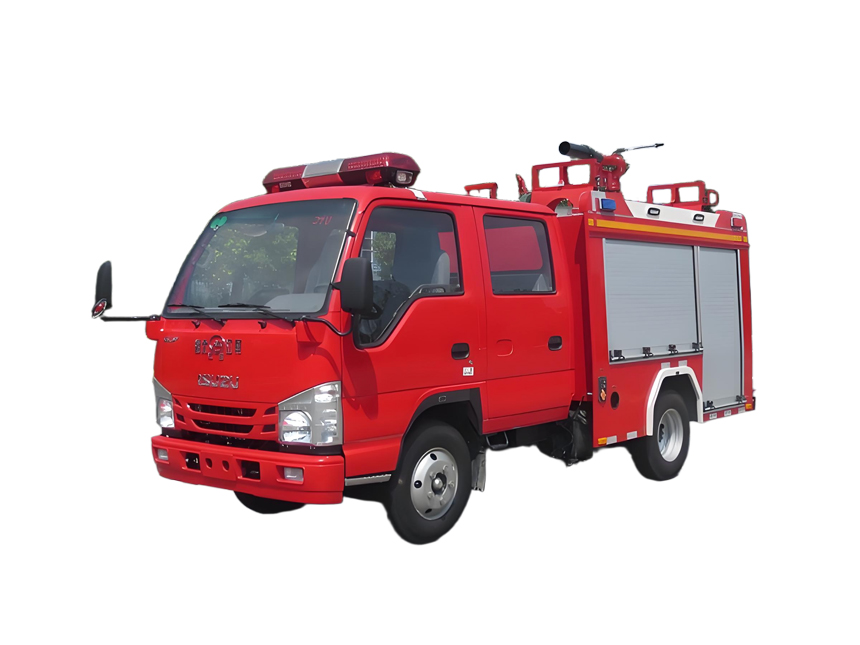 蓝牌五十铃水罐消防车