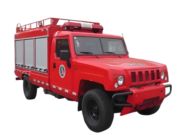 四驱单排器材消防车